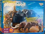 Playmobil 5103 - Prehistorische Jagers met Beer, Ophalen of Verzenden, Gebruikt, Complete set