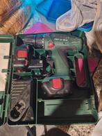 Bosch PSR 12 VE-2 Schroefmachine met lader en 2 accus, Ophalen