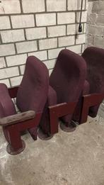 Bioscoop stoelen, Huis en Inrichting, Stoelen, Ophalen, Gebruikt, Drie, Stof