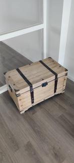 Houten kist, Huis en Inrichting, Woonaccessoires | Kisten, Ophalen, Gebruikt, 50 tot 100 cm, Minder dan 50 cm
