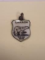 Emaille zilveren bedel 8, Ophalen of Verzenden, Gebruikt, Zilver, Overige merken