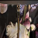 Ted Baker zwarte satijnen rok bloemenprint maat 2 (36), ., Zwart, Ted Baker, Ophalen of Verzenden