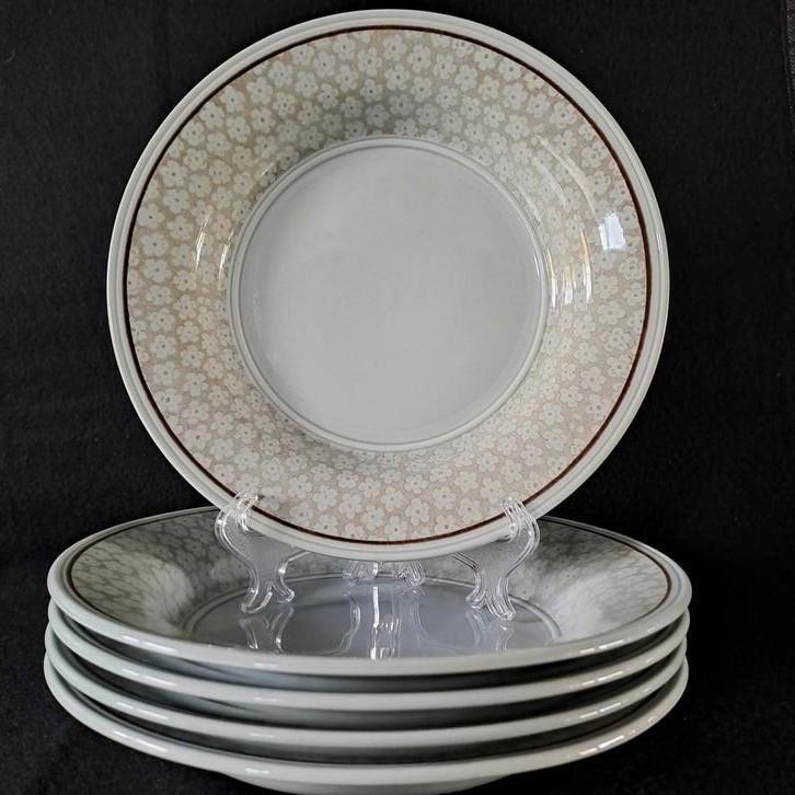 5 soepborden Villeroy en Boch, Dalarna, Huis en Inrichting, Keuken | Servies, Gebruikt, Bord(en), Overige stijlen, Porselein, Ophalen of Verzenden