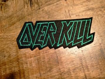 Overkill vintage rock hardrock muziek patch logo kleding  beschikbaar voor biedingen