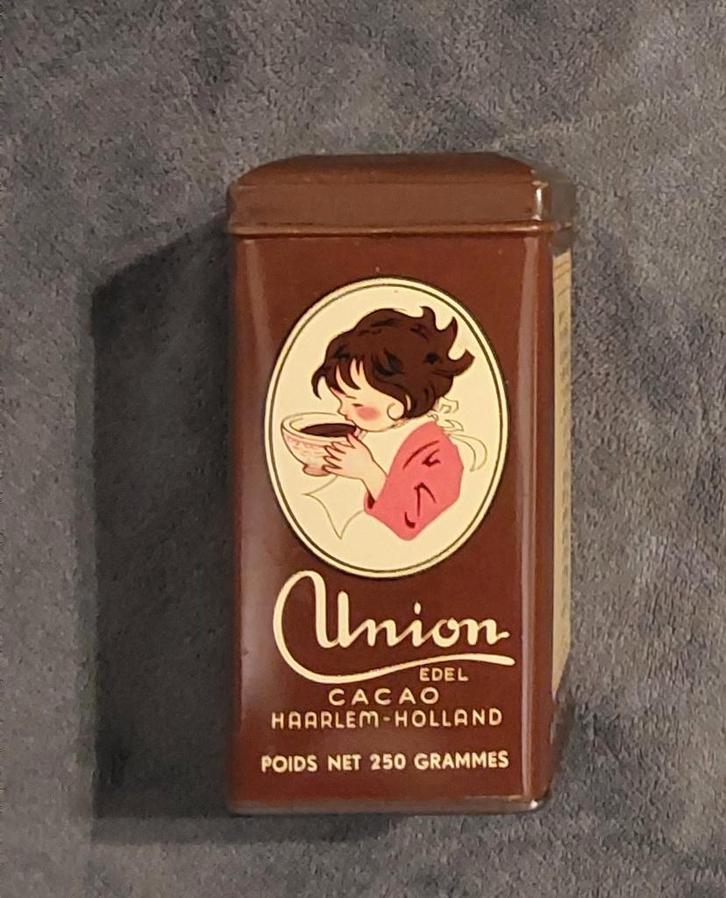 cacao blik Union, Verzamelen, Blikken, Gebruikt, Overige, Ophalen of Verzenden
