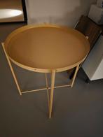 Ikea Gladom bijzettafel, kleur geel, Huis en Inrichting, Tafels | Bijzettafels, Minder dan 55 cm, Gebruikt, Metaal of Aluminium