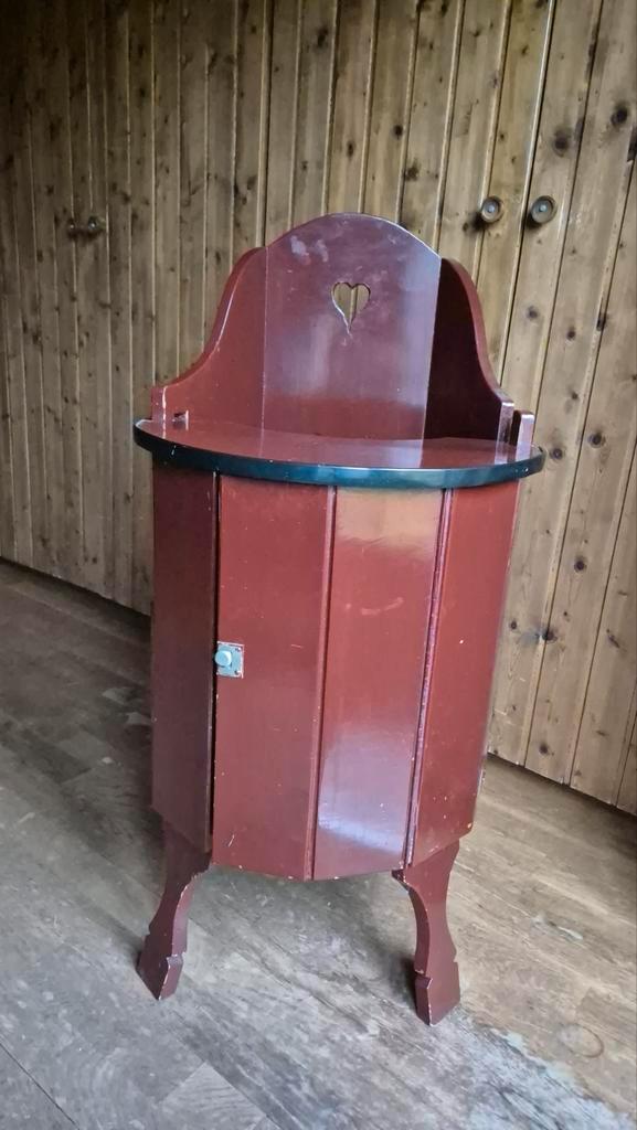 Antieke houten kinderstoel kakstoel, Antiek en Kunst, Antiek | Meubels | Stoelen en Banken, Ophalen