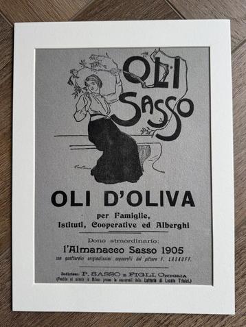 Art Deco - Olijf olie - Italiaans - 1907 - Retro beschikbaar voor biedingen