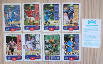 Squads Card Game: 1996, diverse kaarten beschikbaar voor biedingen