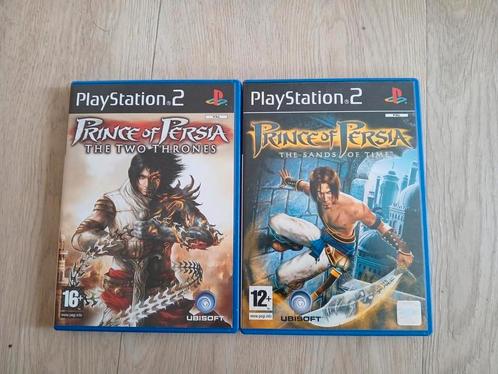 Prince of Persia PS2 - Two Thrones & Sands of Time, Spelcomputers en Games, Games | Sony PlayStation 2, Gebruikt, Avontuur en Actie