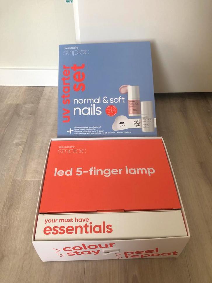 Alessandro Striplac Starter Set - Nieuw!, Sieraden, Tassen en Uiterlijk, Uiterlijk | Cosmetica en Make-up, Nieuw, Make-up, Handen en Nagels