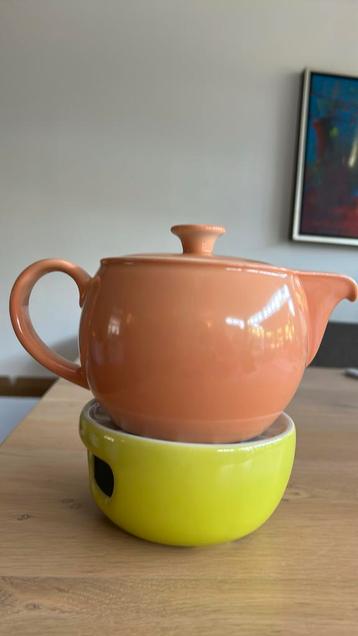Dibbern theepot oranje groen beschikbaar voor biedingen