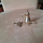 Zilveren Miniatuur Koffiekan met Plateau, Verzenden