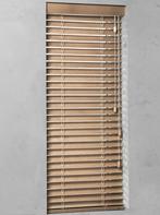 Houten jaloezie 50 mm 54.2x162 Naturel Abachi hout nieuw, Bruin, Nieuw, 150 tot 200 cm, 50 tot 100 cm