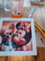 Diamond painting Minnie mouse, Hobby en Vrije tijd, Knutselen, Ophalen, Zo goed als nieuw, Knutselwerk
