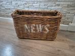 Landelijk rieten lectuurbak - zo goed als nieuw!, Ophalen, Mand, Zo goed als nieuw, Riet