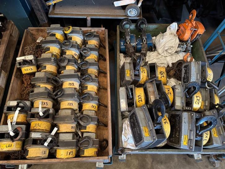 Kettingtakel handtakel takel 1 - 10 ton, Doe-het-zelf en Verbouw, Lieren en Takels, Gebruikt, Handmatig, Ophalen