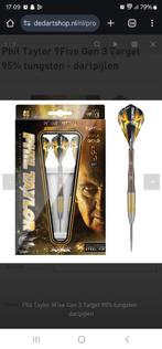 Gevraagd, PHIL TAYLOR POWER 9FIVE GEN 3, Sport en Fitness, Darts, Ophalen of Verzenden, Pijlen