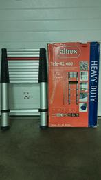 Altrex Tele-XL 480 Telescopische Ladder -  Als nieuw, Doe-het-zelf en Verbouw, Ladders en Trappen, Ophalen of Verzenden, Zo goed als nieuw