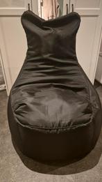 Zwarte zitzak, Huis en Inrichting, Zitzakken, Ophalen, Zo goed als nieuw, Zwart, Zitzak