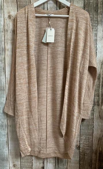 Nieuw mooi Camel/beige vest van Sandwich (Maat L) beschikbaar voor biedingen