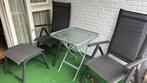 tuintafel en stoelen, Gebruikt, Aluminium, Tuinset, Ophalen