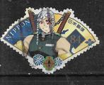170-25 Japan / Animation - Warrior, Verzenden, Gestempeld, Oost-Azië