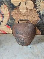 Oude ijzeren koeienbel, Antiek en Kunst, Curiosa en Brocante, Ophalen of Verzenden