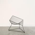 Vintage design draadstoel jaren 80 stoel midcentury chair, Gebruikt, 75 tot 100 cm, Nvt, 75 tot 100 cm