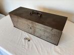 Vintage Beaumont Geldkist Kluis oude Antieke Geld Kist, Ophalen of Verzenden