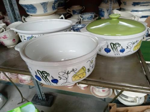 serviesdelen Bon Appetit van P regout PARAFEU, Antiek en Kunst, Antiek | Servies los, Ophalen of Verzenden