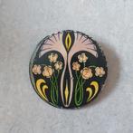 Mooie art nouveau broche / button - Germany, Overige materialen, 4 tot 7 cm, Gebruikt, Ophalen of Verzenden