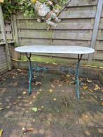 Marmeren tafel buiten tuinset, Ophalen of Verzenden, Gebruikt