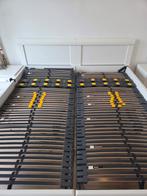 Elektrisch verstelbaar 2-persoons bed, deelbaar, Verstelbaar, Wit, Tweepersoons, Ophalen of Verzenden