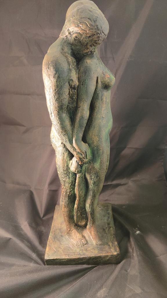 Beeld sculpture afbeelding Passion van Theodore de Groot, Antiek en Kunst, Kunst | Beelden en Houtsnijwerken, Ophalen of Verzenden