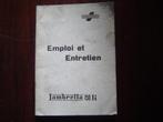 Lambretta 150 Li 1959 scooter  emploi et entretien, Ophalen of Verzenden, Overige merken
