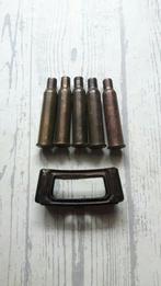 Nederlandse hemburg hulzen met clip wo2, Verzamelen, Ophalen of Verzenden, Landmacht, Nederland, Hulzen of Bodemvondsten