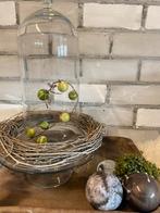 Hele mooie stolp compleet met plateau (kerst decoreren), Huis en Inrichting, Woonaccessoires | Stolpen, Ophalen of Verzenden