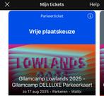 Lowlands parkeerkaart glamping - Gllamcamp DELLUXE, Tickets en Kaartjes, Drie personen of meer, Augustus