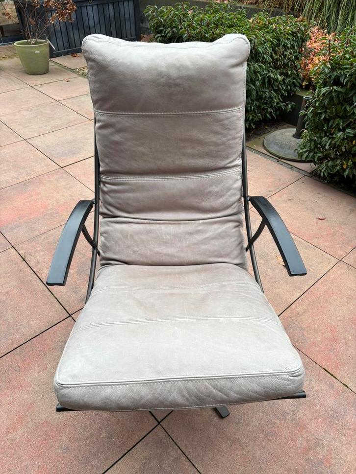 Fauteuil Tiberius, Huis en Inrichting, Fauteuils, Gebruikt, Leer, 50 tot 75 cm, 75 tot 100 cm, Ophalen