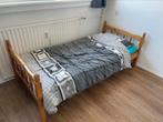 Degelijk houten bed, 90 cm, Gebruikt, 210 cm, Eenpersoons