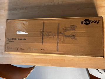 Goobay Fullmotion Dual Arm TV Beugel - Nieuw beschikbaar voor biedingen