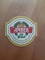 grolsch premium pilsner bier viltje met opdruk amber, Ophalen of Verzenden, Nieuw, Viltje(s), Grolsch
