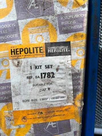DAF Hepolite piston zuigers SA1782 4 stuks nieuw