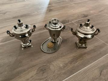 Vintage Samowars - Set van 3 beschikbaar voor biedingen