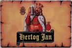 Hertog Jan bier logo geel reclamebord van metaal wanddeco