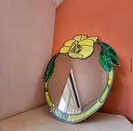 Grote glas in lood wand spiegel, Ophalen, Rechthoekig, Minder dan 100 cm