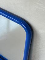 Jaren 80 spiegel vintage wandspiegel retro mirror blauw, Vierkant, Minder dan 100 cm, Niet bekend, 50 tot 75 cm