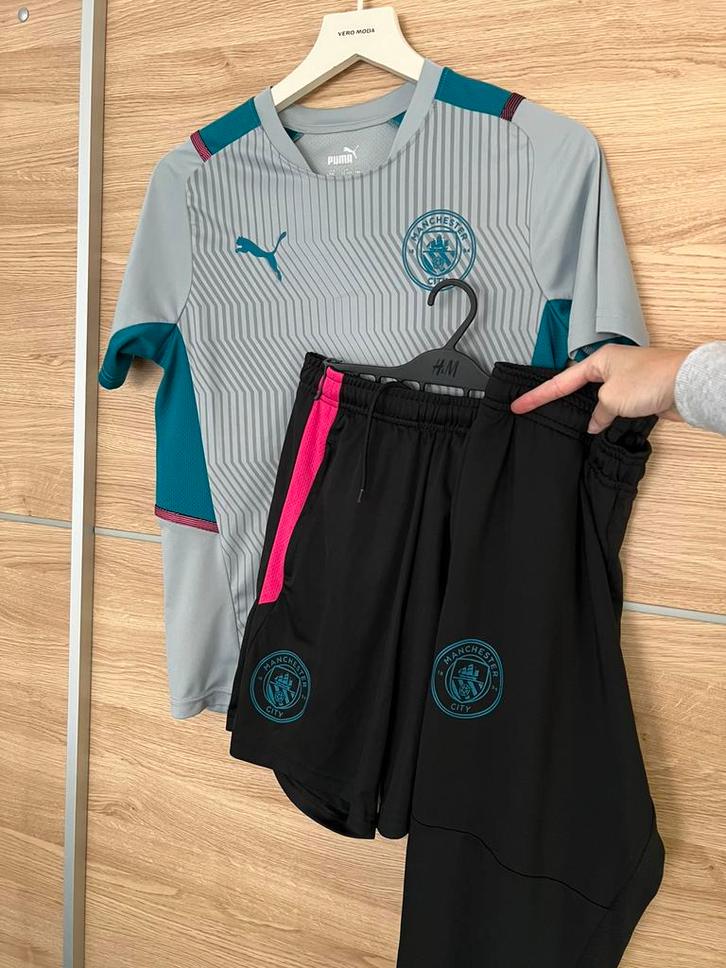 Manchester City, Kinderen en Baby's, Kinderkleding | Maat 164, Zo goed als nieuw, Jongen of Meisje, Ophalen of Verzenden
