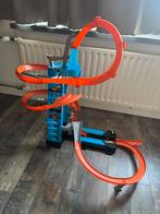 Hot Weels looping race baan, Kinderen en Baby's, Speelgoed | Racebanen, Ophalen, Zo goed als nieuw, Handmatig, Hot Wheels